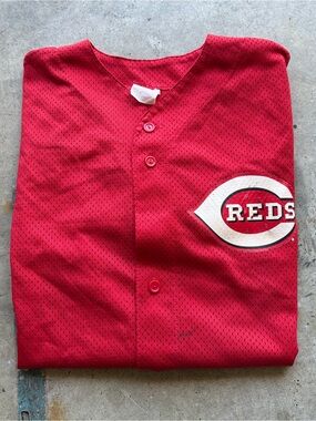 Vintage 90s Cincinnati Reds Majestic Batting Practice Jersey